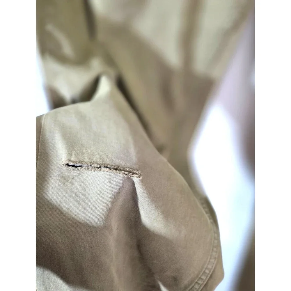Banana Republic Slim Fit Pants 32x34 Khaki Stretch Chinos Men Distressed Knee